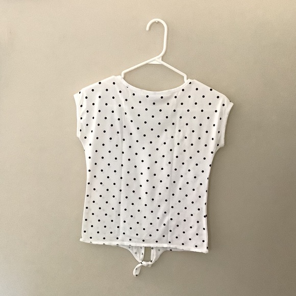 Barbie Kids Poka Dot Short Sleeve Shirt - Picture 6 of 6